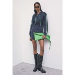 Patrizia Pepe Abito mini in felpa blu II
