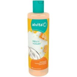 Alvita Gel Doccia Nutriente ad azione Rilassante Miele e Yogurt, 300ml