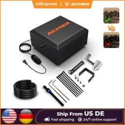 ACMER C4 Pompa di assistenza all'aria laser Kit sistema di assistenza all'aria a basso rumore 30 l/min Rimozione polvere di fumo per macchina da taglio per incisione laser