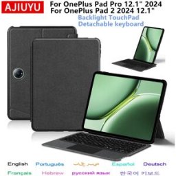 AJIUYU Custodia con tastiera magica per OnePlus Pad Pro 12.1 pollici 2024 Funda per One Plus Pad Pro Pad 2 12.1 "Tablet Split Tastiera Cover Folio