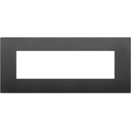 Vimar Placca sette moduli Classic nero