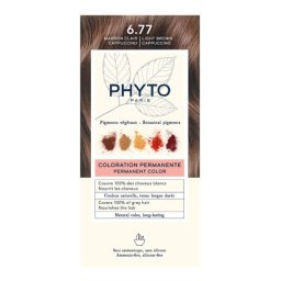Phyto Phytocolor Kit Colorazione Permanente Capelli N.6,77 Marrone Chiaro Cappuccino