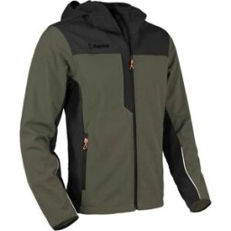 Kapriol GIACCA SOFT SHELL TRAVEL TAGLIA S COLORE VERDE CON CAPPUCCIO