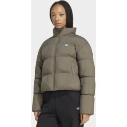 Adidas Womens Giacca Imbottita Corta - Marrone, marrone marrone Donna taglia 2XS