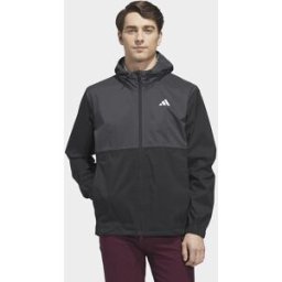 Adidas Mens Giacca Ultimate365 Climaproof Con Zip Integrale - Nero, nero nero Uomo taglia 2XL