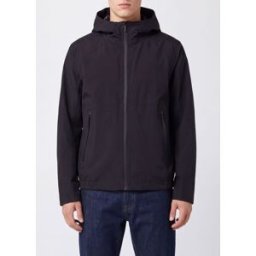 Veilance Giacca a vento Secant in nylon con cappuccio e tasche con zip Nero Taglia L