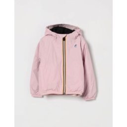 K-Way Giacca Le Vrai 4.0 Claude da bambino in nylon con cappuccio Rosa Taglia 6
