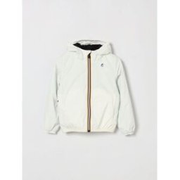 K-Way Giacca Le Vrai 4.0 Claude da bambino in nylon con cappuccio Bianco Taglia 12