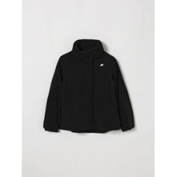 K-Way Giacca Marlette da bambino in nylon impermeabile con cappuccio estraibile Nero Taglia 16