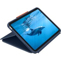 Logitech Rugged Combo 4 - Tastatur Und Foliohã¼lle - Apple Smart Connector - Qwerty - Pan Nordisch - Classic Blue - Fã¼r