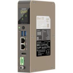 Nas Compact Din-Rail Fanless Industrial Nas Qnap Qboat-300 3xm.2 Pcie Ssd 2x1 Gbe 4gb Ram Hdmi Arm 1.8ghz 4core N5105