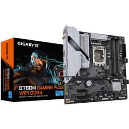 Gigabyte B760m Gaming Plus Wifi Ddr4 Scheda Madre - Supporta Cpu Intel Core Di 14a Generazione, Vrm A 4+1+1 Fasi, Fino A 5333