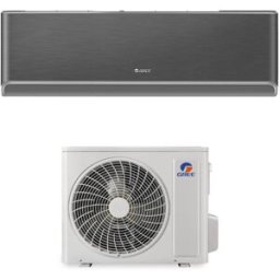 Gree Condizionatore Monosplit Con Inverter Da 12000 Btu Airy Black Wifi In A+++ Con R32 Gwh12avcxd-K6dna1a/o