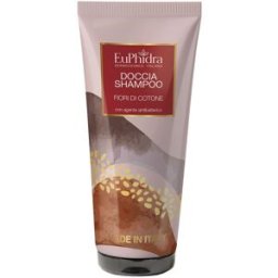 Euphidra Doccia shampoo ai fiori di cotone per corpo e capelli, 200 ml