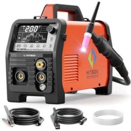 HITBOX Saldatrice a freddo TIG200Pro 6 in 1 MMA HF Pulse TIG Saldatrice automatica semiautomatica 220V Inverter IGBT