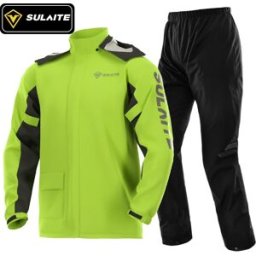 SULAITE Moto Impermeabile Da Uomo Split Capa De Chuva Motoqueiro Impermeabile Moto Cappotto di Pioggia Chubasquero Moto Abbigliamento