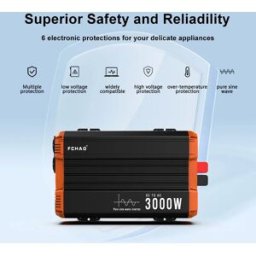 Other Inverter a Onda Sinusoidale Pura FCHAO 1500W 2000W 2500W 3000W 3500W / Inverter di Potenza 12V 24V per Auto Casa Campeggio Camper
