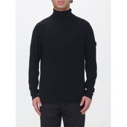Peuterey Dolcevita in pura lana con maniche lunghe e patch logo applicato Nero Taglia S