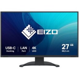 Eizo Monitor 27 Led Ips 16:9 4k Uhd, 5ms 350 Cdm, Pivot, Usb-C, Dp/hdmi, Multimediale, Flexscan Ev2740x-Bk