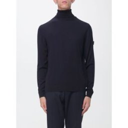 Peuterey Dolcevita in pura lana con maniche lunghe e patch logo applicato Blue Taglia M