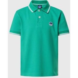 North Sails Polo con patch logo Garden green 8