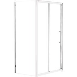 SIRO Lato fisso per box doccia Record L 87 x H 195cm, Sp. 6 mm vetro trasparente profilo bianco