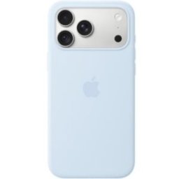Apple Iphone 18 Pro Max Cover In Silicone Originale Magsafe Crisp Blue