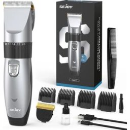 sejoy Tagliacapelli Elettrico da Uomo Kit Professionale USB Ricaricabile da Uomo Barbiere Tagliatrice di Capelli Barba Trimmer per Uomini Bambini