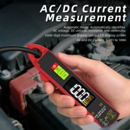 BSIDE UX1 Pinza Amperometrica Digitale 100A con Selezione Automatica, Misuratore di Corrente, Tensione, Frequenza e Temperatura Senza Contatto, Voltmetro Multimetro
