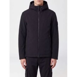 Stone Island Giacca a vento corta in tessuto tecnico con cappuccio e patch logo Nero Taglia XXL