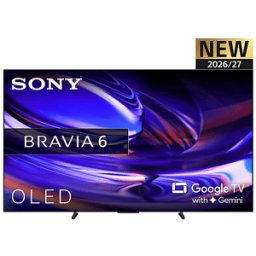 Sony 65 BRAVIA 6, Smart TV ", OLED, 4K, Google Gemini, 120 Hz con Dolby Vision/Atmos, 4 porte HDMI 2.1