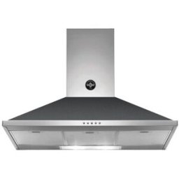 Ⓜ️??? LA GERMANIA KPL90PLAG1NEA - Cappa a parete, Bordo Basso, Nero, 90 cm, Serie Ameri