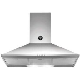 Ⓜ️??? LA GERMANIA KPL90PLAG1XA - Cappa a parete, Bordo Basso, Acciaio Inox, 90 cm, Seri