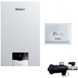 Vaillant Caldaia a Condensazione EcoTEC Plus VMW 35 CS/1-5 CFI + vSmart Wi-Fi Metano/Gpl con Kit Fumi e Defangatore Omaggio KIT COASSIALE