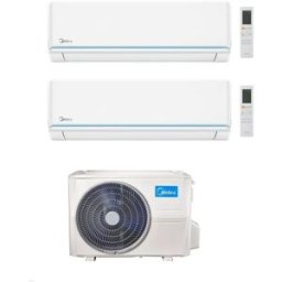 Midea Climatizzatore Dual Split serie Evolution 9+12 con M3OG-21HFN8-Q Inverter R 32 Wi-Fi Classe A++