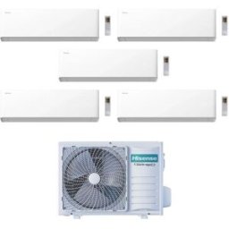 Hisense Climatizzatore UNI HB Penta Split 9+9+9+9+9 con 5AMW105U4RQC Inverter Wi-Fi R-32 Classe A++