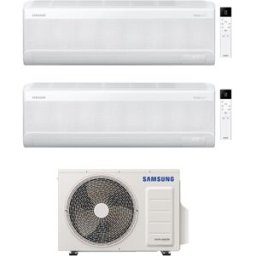 Samsung Climatizzatore Dual Split Windfree Avant S2 7+9 BTU con AJ040TXJ2KG/EU Inverter R-32 Wi-Fi Classe A+++