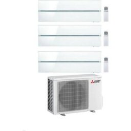 Mitsubishi Climatizzatore Trial Split Kirigamine MSZ-LN Bianco 9+9+9 con MXZ-3F54VF4 Inverter R-32 Wi-Fi Classe A+++