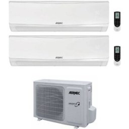 Aermec Climatizzatore Dual Split SPG 9+18 con MPG630 R-32 Inverter Wi-Fi Optional Classe A++