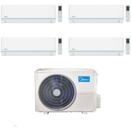 Midea Climatizzatore Quadri Split serie Evolution 9+9+9+9 con M5OE-42HFN8-Q Inverter R 32 Wi-Fi Classe A++