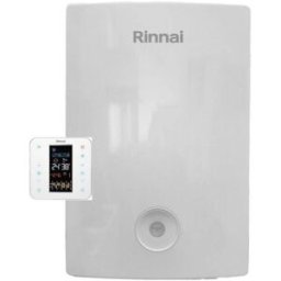 Rinnai Caldaia a Condensazione Momiji 34 kW con Cronotermostato Wi-Fi Metano Low NOx REB-KAI3135FF-NG con Kit Scarico Fumi KIT COASSIALE
