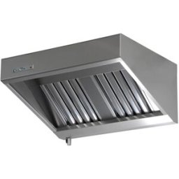 Aluminox Sas Cappa di Aspirazione Mini Snack con Motore e Elettroventilatore - Illuminazione