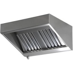 Aluminox Sas Cappa di Aspirazione Mini Snack Neutra - Senza Motore - Acciaio Inox Aisi 304