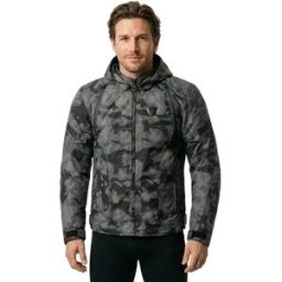 Revit Giacca Con Cappuccio Flare 3 H2o Camo Dark Grey 2XL