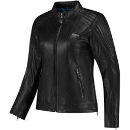 Rusty Stitches Giacca Di Pelle Iris Black 38