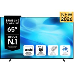 Samsung Crystal AI TV 65" UE65U8000HUXZT 4K, Processore 4K, 4K Upscaling, Motion Xcelerator, HDR, Contrast Enhancer, OTS Lite, Metal Stream Design, Vision Smart TV, 2026