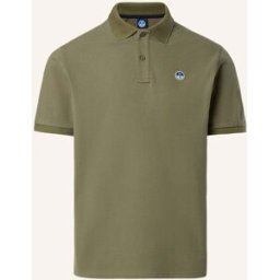 North Sails Polo con patch logo Deep green 3XL