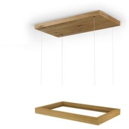 Faber Kit cornice in legno naturale per cappa ad isola THEA di