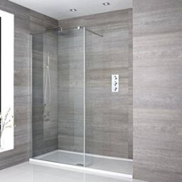 Box Doccia Walk-In a Nicchia con Piatto Doccia - 1100 x 700mm - Portland