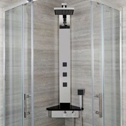 Pannello Doccia Termostatico Angolare Idromassaggio 3 Vie - Alcove